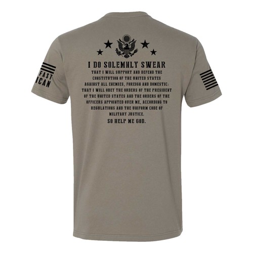 Oath enlistment shirt - enlistment, t-shirt