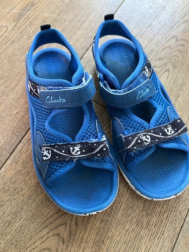 Boys clarks blue doodles - clarks,