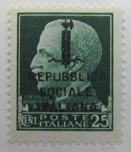 Italy rsi 1944 25c - 1944, vf