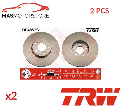 Front brake discs - set, pair