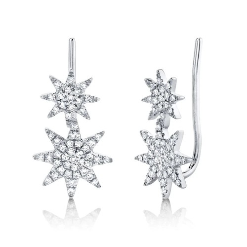 14k white gold - gold, diamond