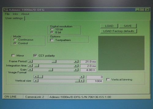 Adimec 1000m iss - iss.:, 1.0