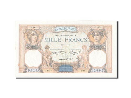 Banknote france 1000 francs - banknote,, france,