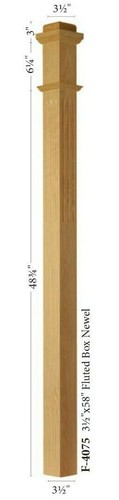 4075 red oak - red, fluted