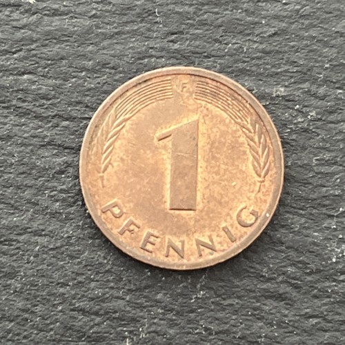 1985 german pfennig - 1, f