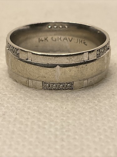 Gravure solid 14k - white, gold