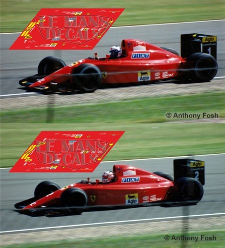 Decals ferrari 641 british - 641, gp