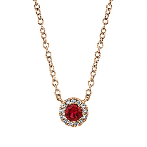 Ruby diamond solitaire - diamond,