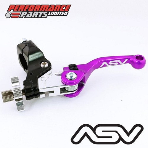 Asv purple short clutch - short,