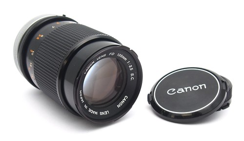Canon 135mm fd - f3.5, s.c.