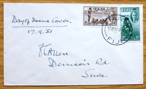 1951 fiji fdc - fiji,