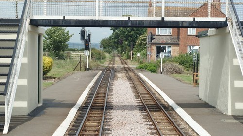 Photo 6x4 railway track - track, at
