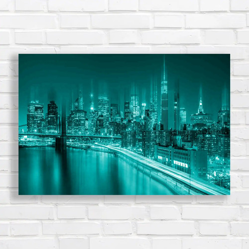 Vibrant new york city panorama - vibrant,