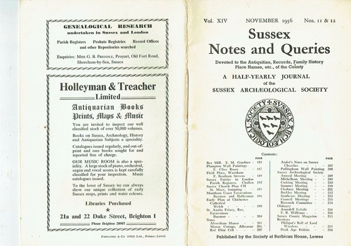 Sussex notes queries nov - sussex,