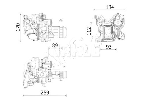 Mahle exhaust gas - exhaust,