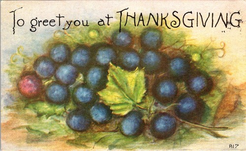 1914 thanksgiving postcard - thanksgiving,
