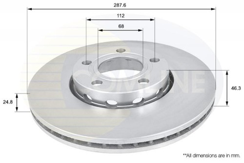 Front brake discs set braking - discs,