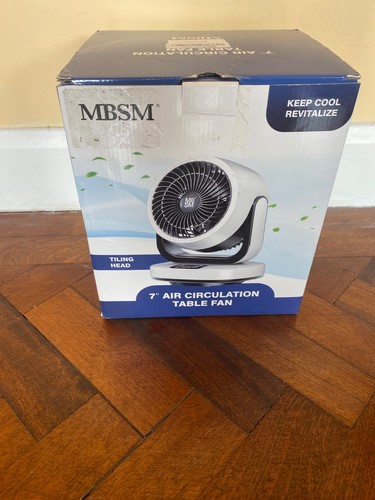 Mbsm air circulator desk fan - mbsm,