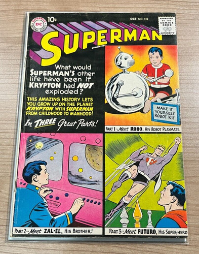 Superman 132 comics 1959 - superman, dc