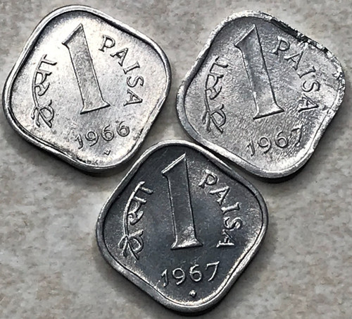 Lot india naya paisa 1966 - paisa,