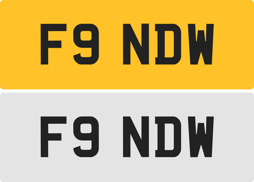 Ndw private number plate - /nw,