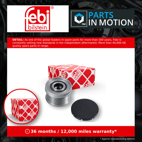 Overrunning alternator pulley - overrunning,