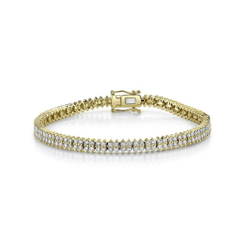 Diamond two row tennis - diamond,