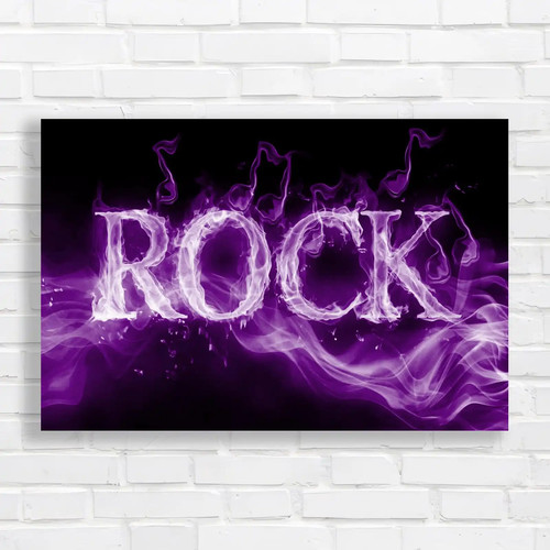 Fiery rock sign - fiery,