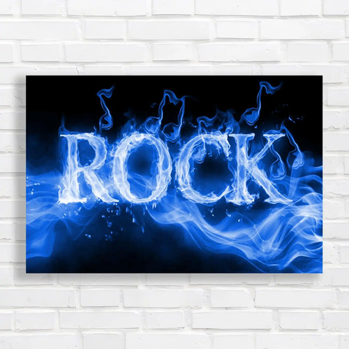Fiery rock sign - fiery,