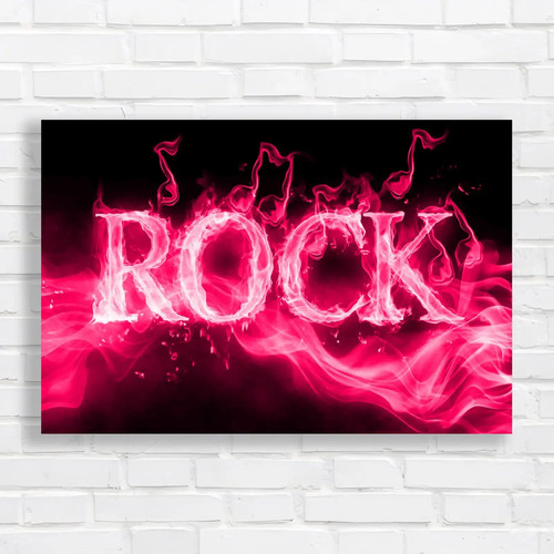 Fiery rock sign ignite your - sign,
