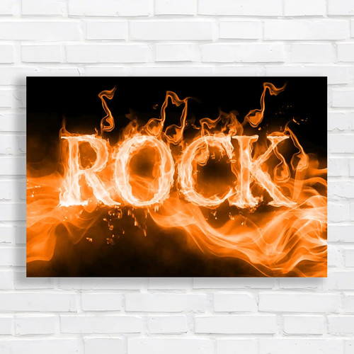 Fiery rock sign ignite your - ignite,