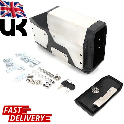 Motorcycle left side tool box - left,