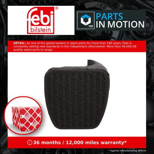 Brake pedal pad - brake, fits